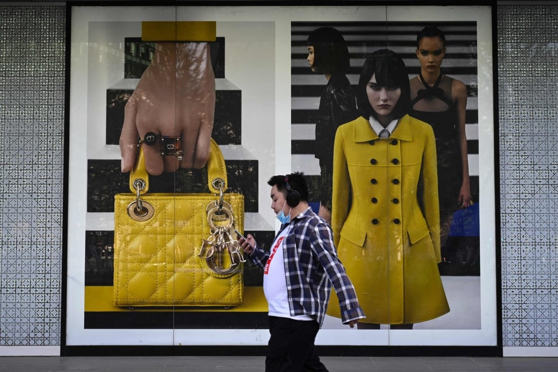 A luxury store in Beijing. Photo: AFP