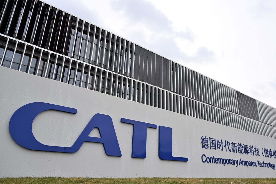 CATL is the world’s biggest maker of lithium-ion batteries for electric vehicles, and counts Tesla and Xpeng among its customers. Photo: Martin Schutt/dpa