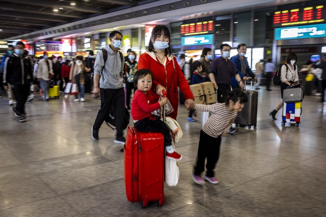 Chinese passenger traffic set for heavy fall over May Day holiday as ...