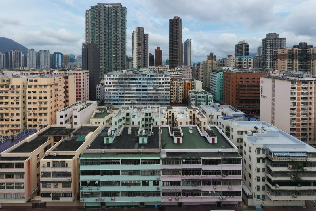 Housing on Shing Tak Street in To Kwa Wan that the Urban Renewal Authority intends to redevelop. Photo: Winson Wong