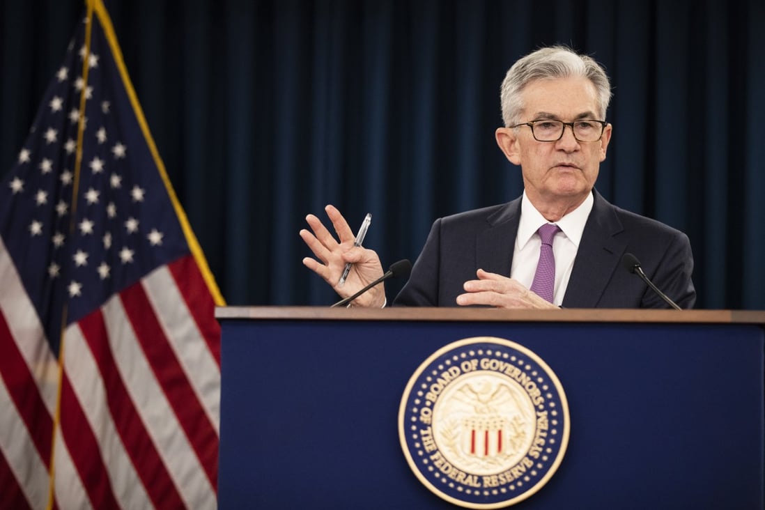 Federal Reserve chairman Jerome Powell at a news conference on June 19, 2019. The Fed serves the US’ domestic agenda but in effect steers global monetary policy because of the dollar’s importance. Photo: AP