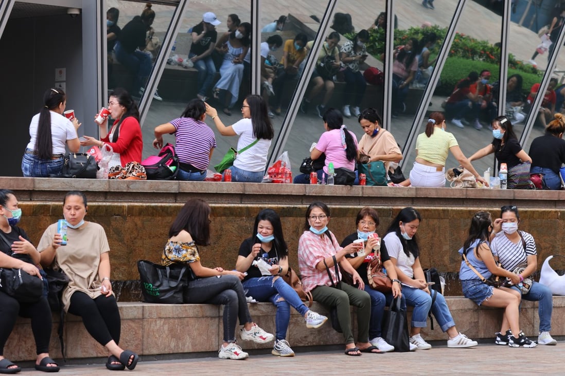 Hong Kong has reported a slight increase in the number of inbound domestic helpers since the city opted to ease several travel restrictions. Photo: Dickson Lee