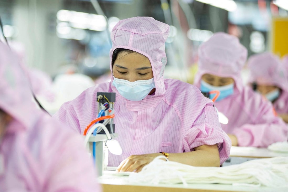 China’s producer price index (PPI) rose by 8 per cent in April, down from a rise of 8.3. Photo: AFP