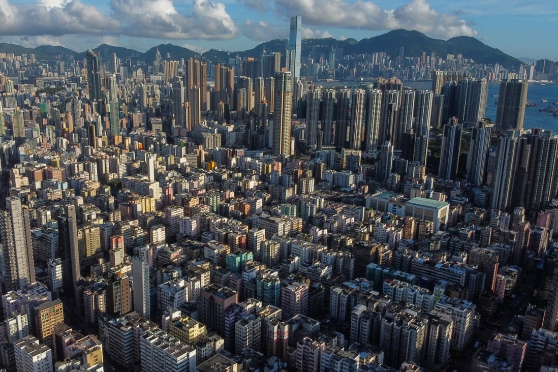 High-rise buildings in Kowloon on July 16, 2020. Hong Kong has for decades been more densely populated with supertall buildings than any other city. Photo: Sun Yeung