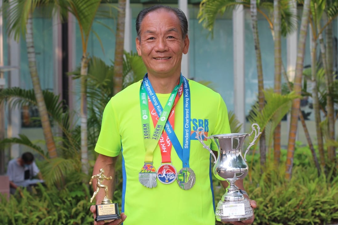 Tsoi Wing-cheung is a prolific runner, and says the sport has helped him quit a 20-year smoking habit – completely cold turkey. Photo: Mabel Lui