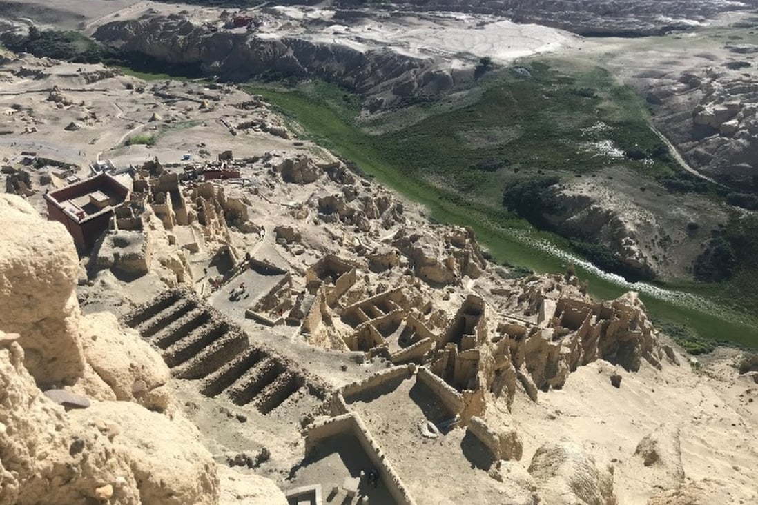 The ruins of the Guge Kingdom, which collapsed in the 17th century. Photo: Handout