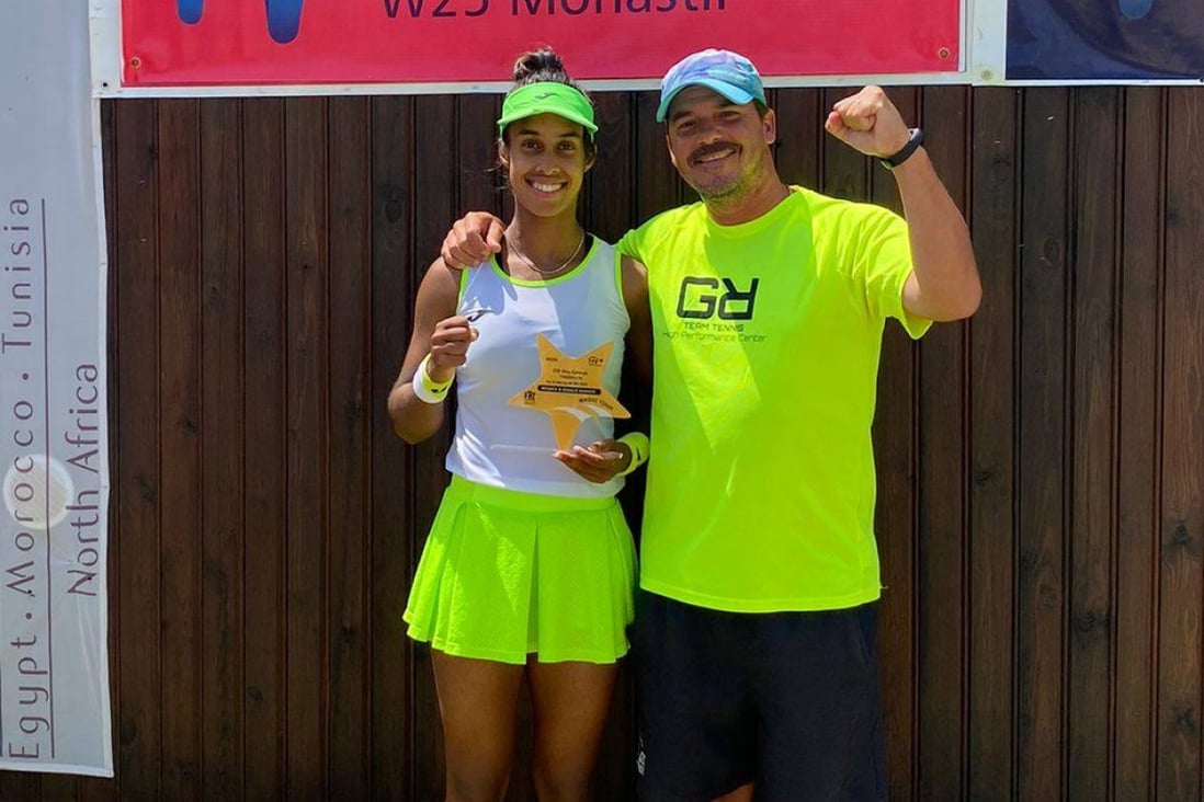 Adithya Karunaratne won her first W25 tournament last Sunday. Photo:  Handout