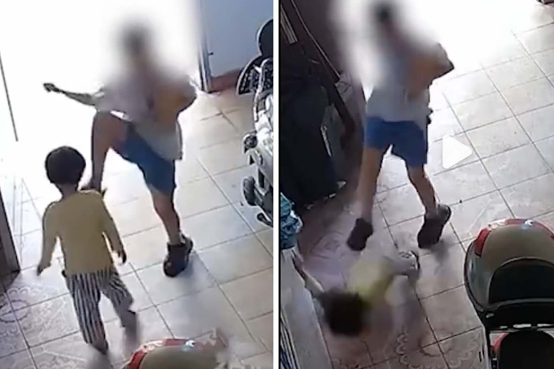 Graphic video of 8-year-old boy in China violently assaulting 2-year ...