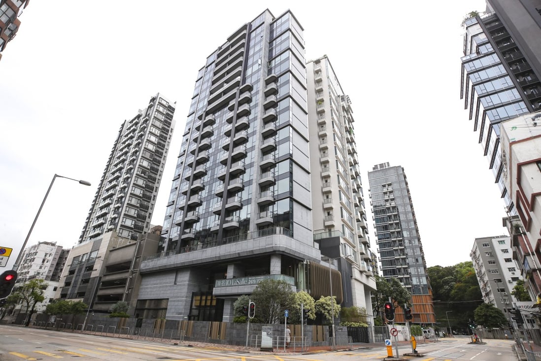 A view of the 10 LaSalle development from Kerry Properties on May 13. The project saw brisk frist-weekend sales of new units after the biggest base rate rise from the Hong Kong Monetary Authority in 22 years. Photo: SCMP / Edmond So