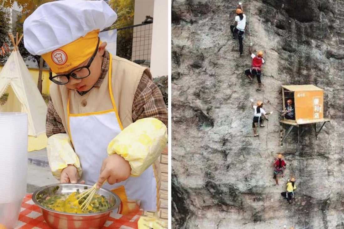 Quirky news: boy chef cooks for class and the most inconvenient convenience store. Photo: SCMP Artwork