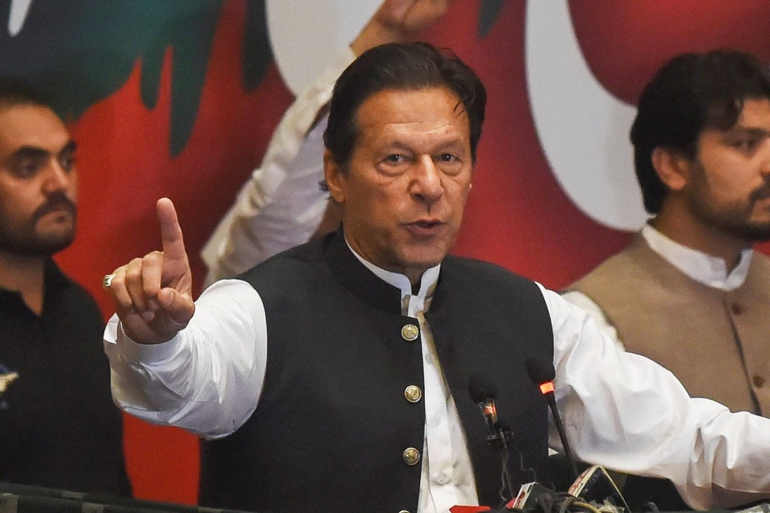 Former prime minister of Pakistan, Imran Khan, says he has evidence of a plot to assassinate him. Photo: AFP
