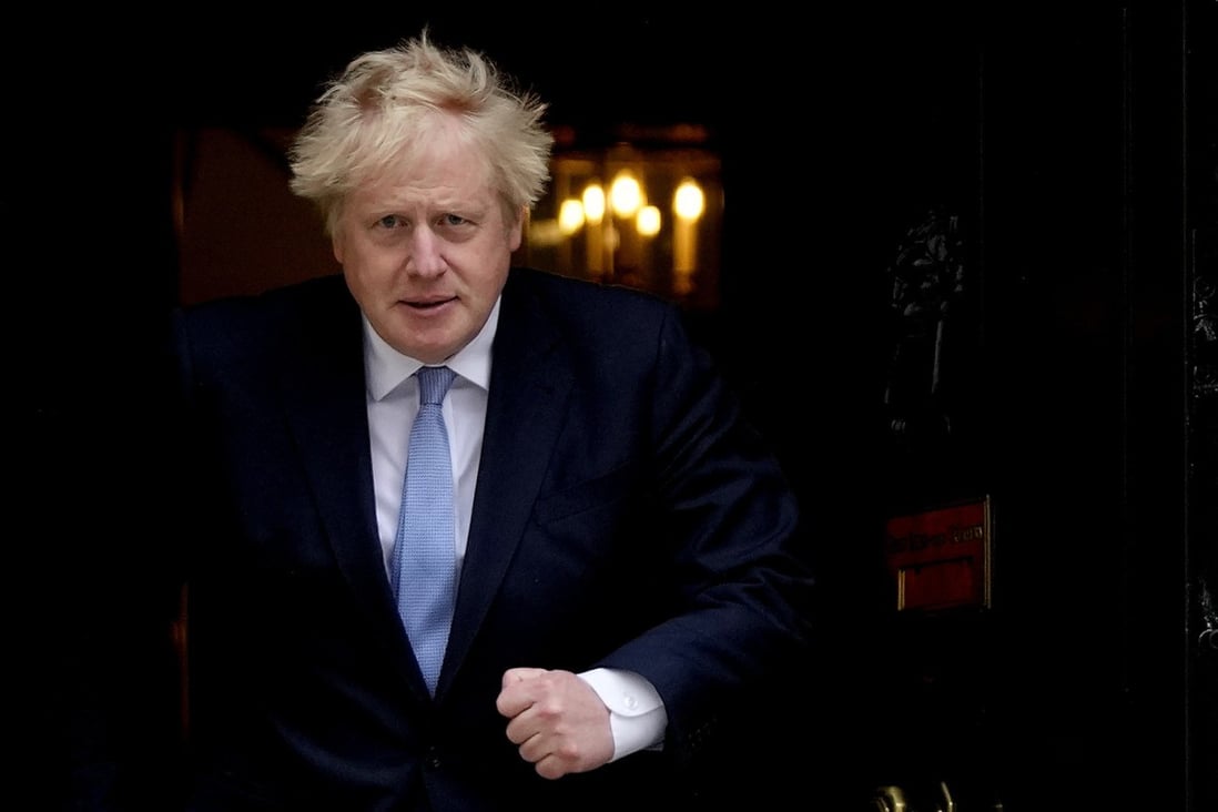 Britain’s Prime Minister Boris Johnson is heading to Northern Ireland on May 16. Photo: AP 