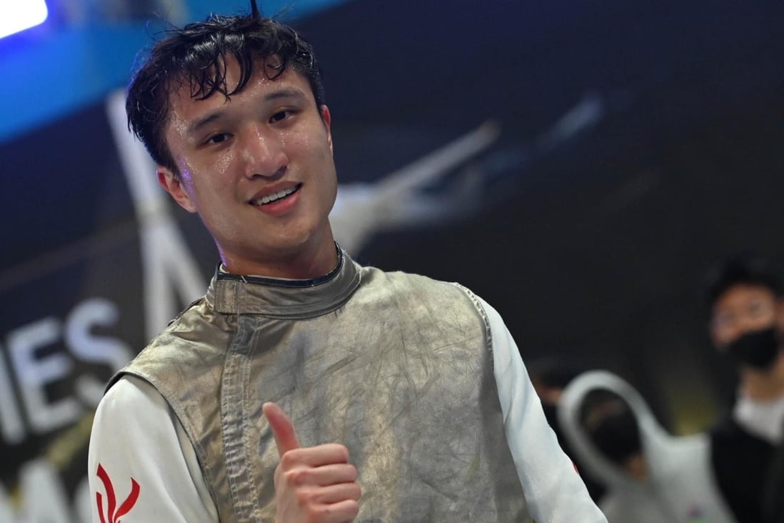 Ryan Choi said he was close to tears after reaching Incheon Grand Prix finals for the first time. Photo: FIE