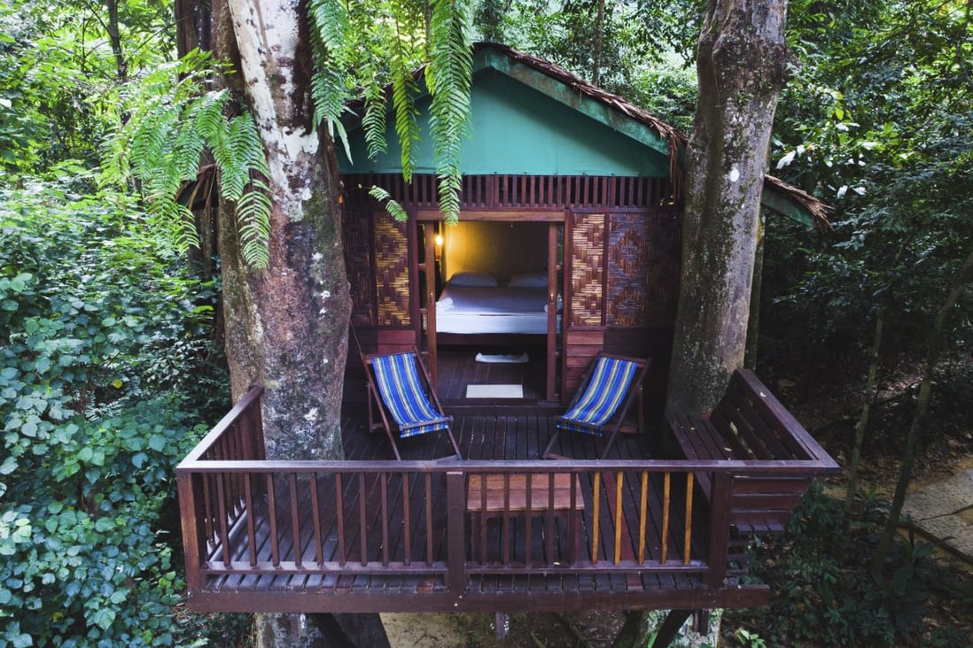 Treehouse accommodation at Our Jungle House in Khao Sok, Thailand, one of the three properties in East Asia to make in onto TripAdvisor’s 2022 list of best “out of the ordinary” hotels.