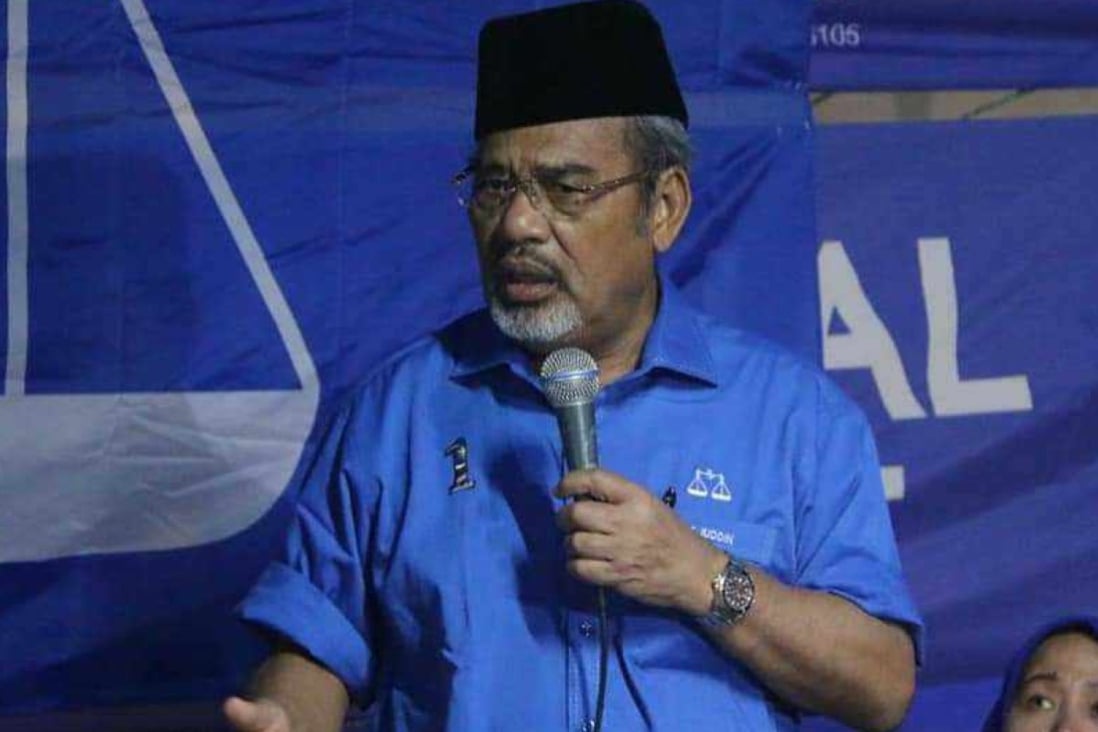 74--year-old Tajuddin Abdul Rahman campaigning in the 2018 Malaysian election. Photo: Facebook