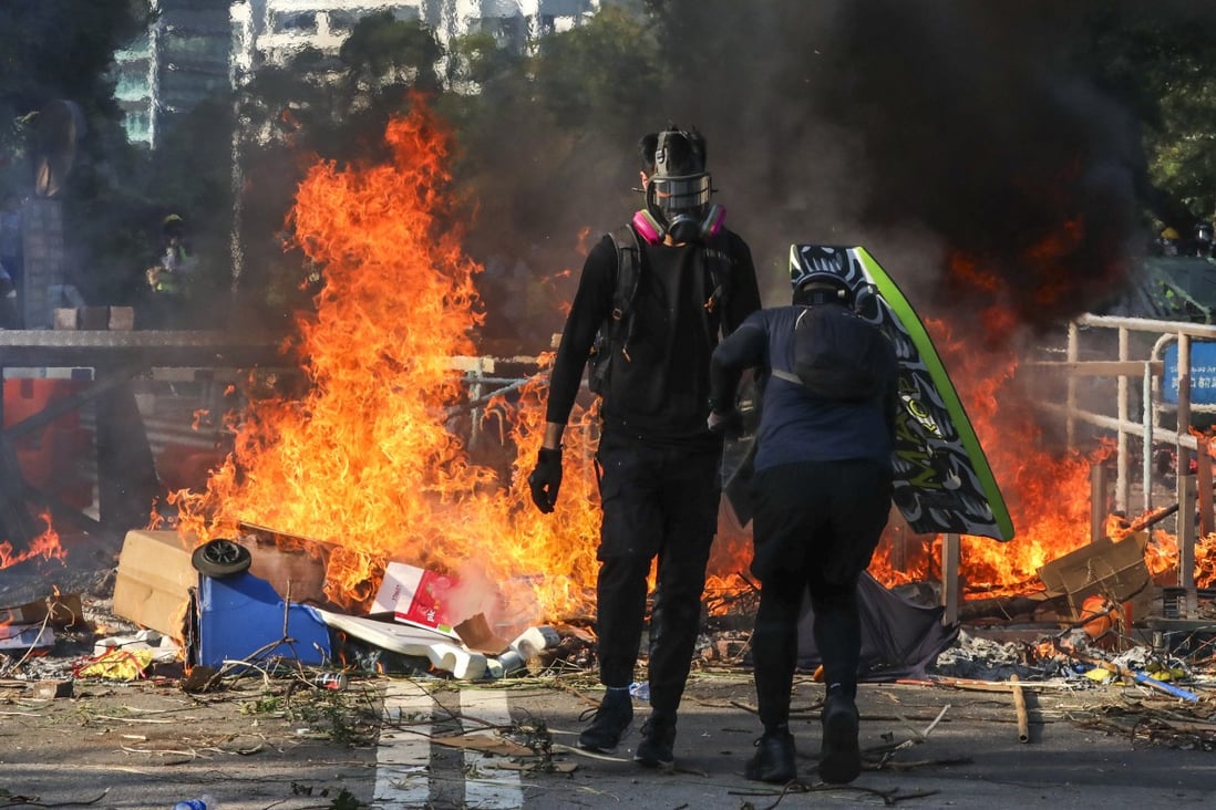 Some of the most chaotic and violent scenes of the 2019 unrest took place  at Chinese University. Photo: Felix Wong