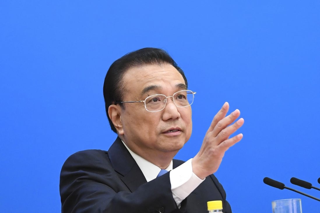 Chinese Premier Li Keqiang has called on incoming leader John Lee to help ‘create a new economic situation’ for Hong Kong. Photo: Xinhua