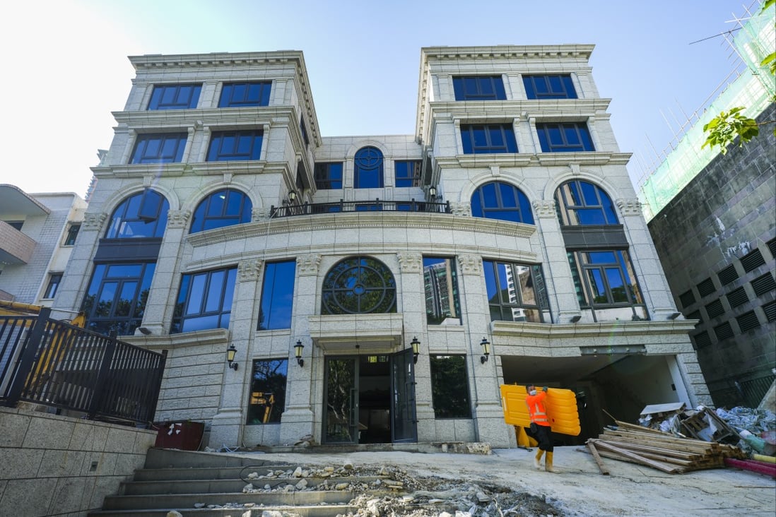 An overall view of the super deluxe house at 72 Repulse Bay Road, seen on May 19. Photo: Sam Tsang