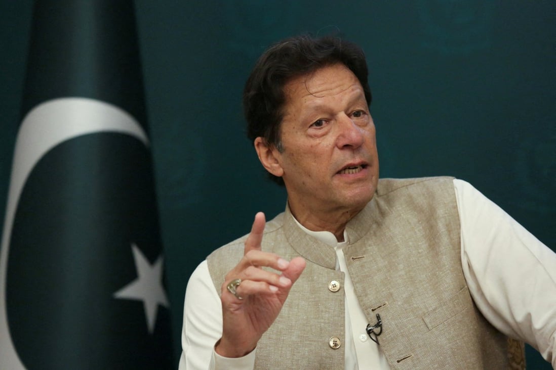 Pakistan’s former Prime Minister Imran Khan is calling for protests to force elections. Photo: Reuters 