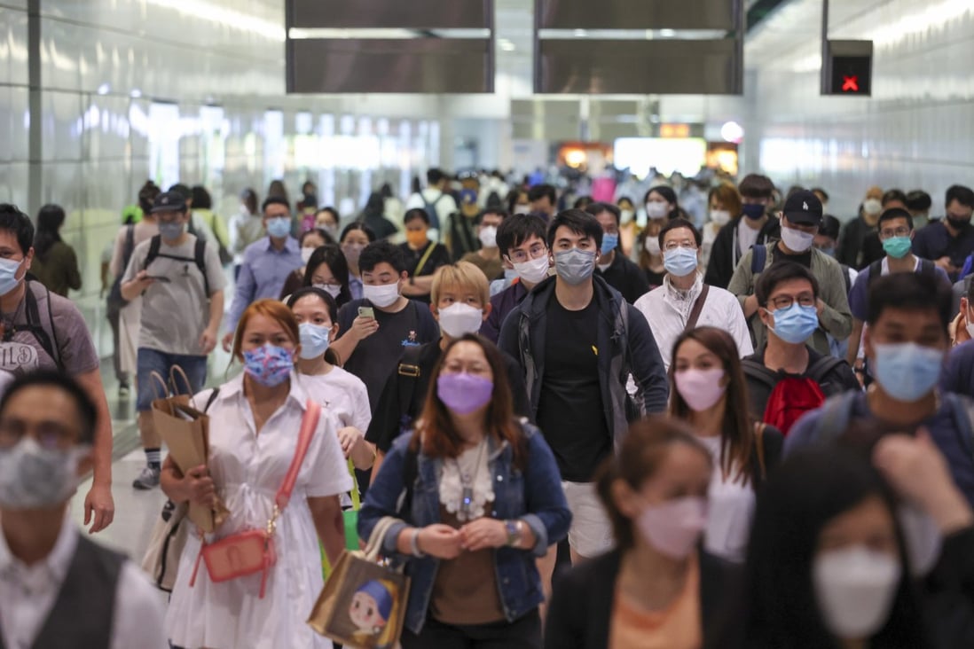 It is mandatory to wear a mask in most public places in Hong Kong.
Photo: Yik Yeung-man