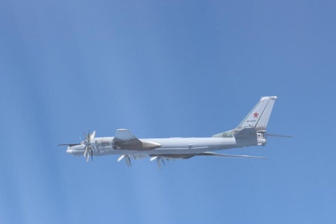A Russian TU-95 bomber flew over the East China Sea as Quad leaders met nearby in Japan. Photo: Reuters
