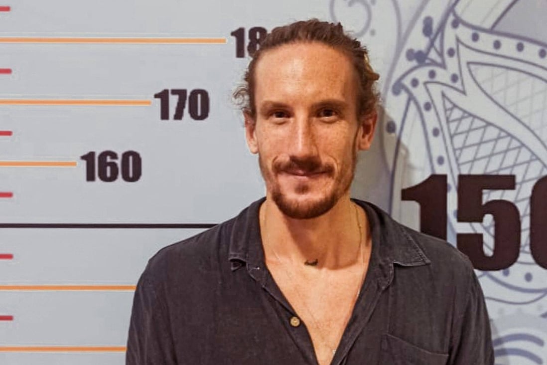 Canadian tourist Jeffrey Craigen was deported from Bali after filming himself dancing naked atop a sacred mountain last month. Photo: Bali Immigration Office Handout via AFP