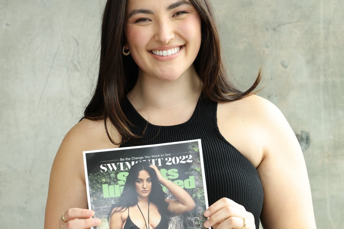 Yumi Nu, the first Asian-American plus-size cover model for the 2022 Sports Illustrated Swimsuit Issue, explains why her self-confidence and self-love has been hard-earned. Photo: Getty Images