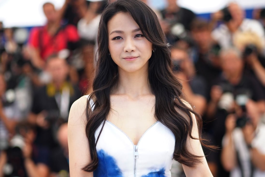 Chinese actress Tang Wei attends the photo call at Cannes for the cast of Decision to Leave, the South Korean noir romance which won its director, Park Chan-wook, the best director prize at the international film festival. Photo: EPA