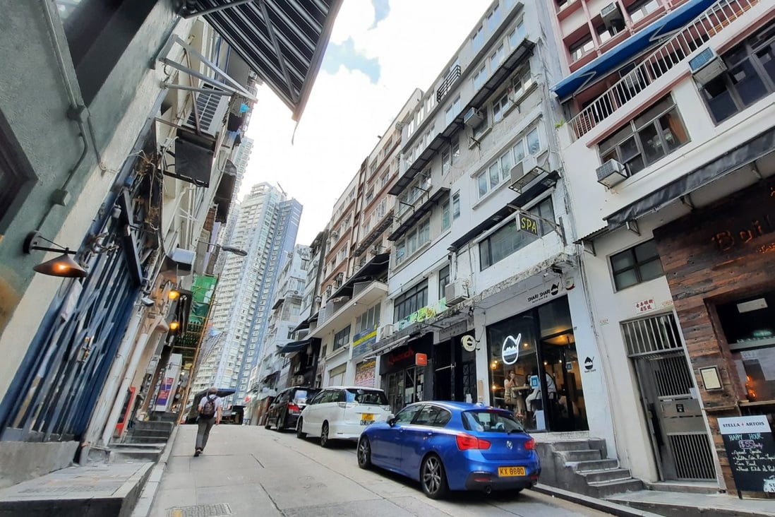 The building at 47 to 57 Staunton Street in Sheung Wan went to Wheelock at the reserve price of HK$529 million (US$67.4 million) on Monday. Photo: Handout