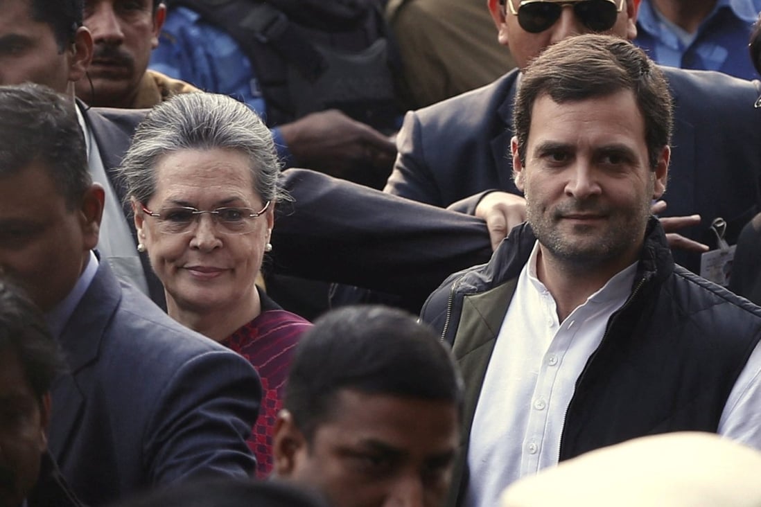 India’s financial crime-fighting agency wants to question the two most senior members of the Nehru-Gandhi dynasty, who lead the main opposition Congress Party, President Sonia Gandhi and her son Rahul as it investigates a complaint of money laundering. Photo: Reuters