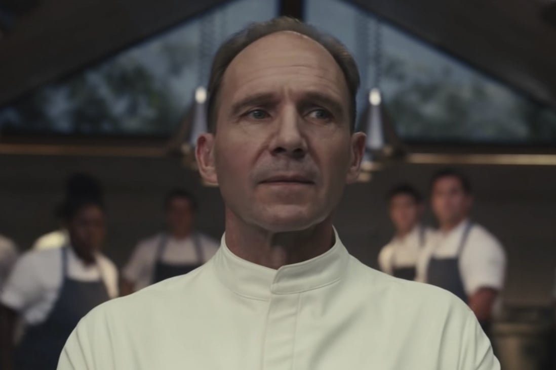 Ralph Fiennes plays the emotionless executive chef of a high-end restaurant in The Menu, a horror-comedy film co-starring Anya Taylor-Joy and Nicholas Hoult due for release in November. Photo: YouTube