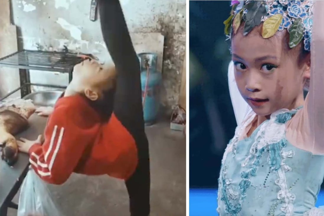 From pork shop to TV: A Chinese butcher’s talented daughter dances on national TV despite a lack of formal training. Photo: Handout
