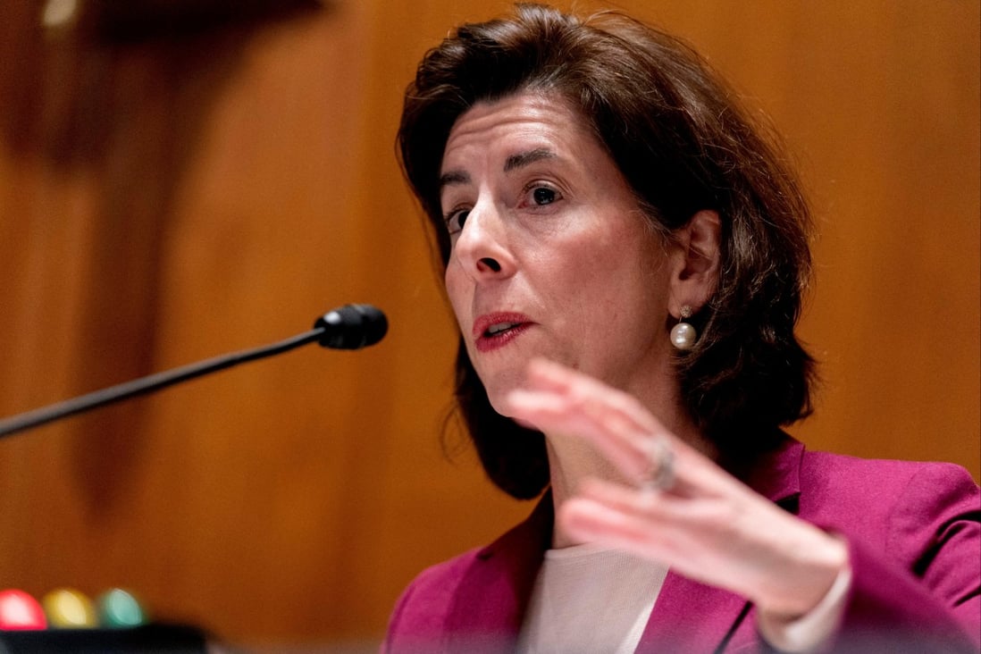 US Commerce Secretary Gina Raimondo. Photo: Reuters