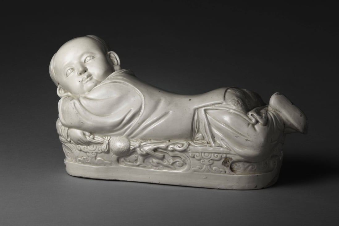Ceramic headrest produced during the Northern Song dynasty, between 960 and 1127. Photo: Handout