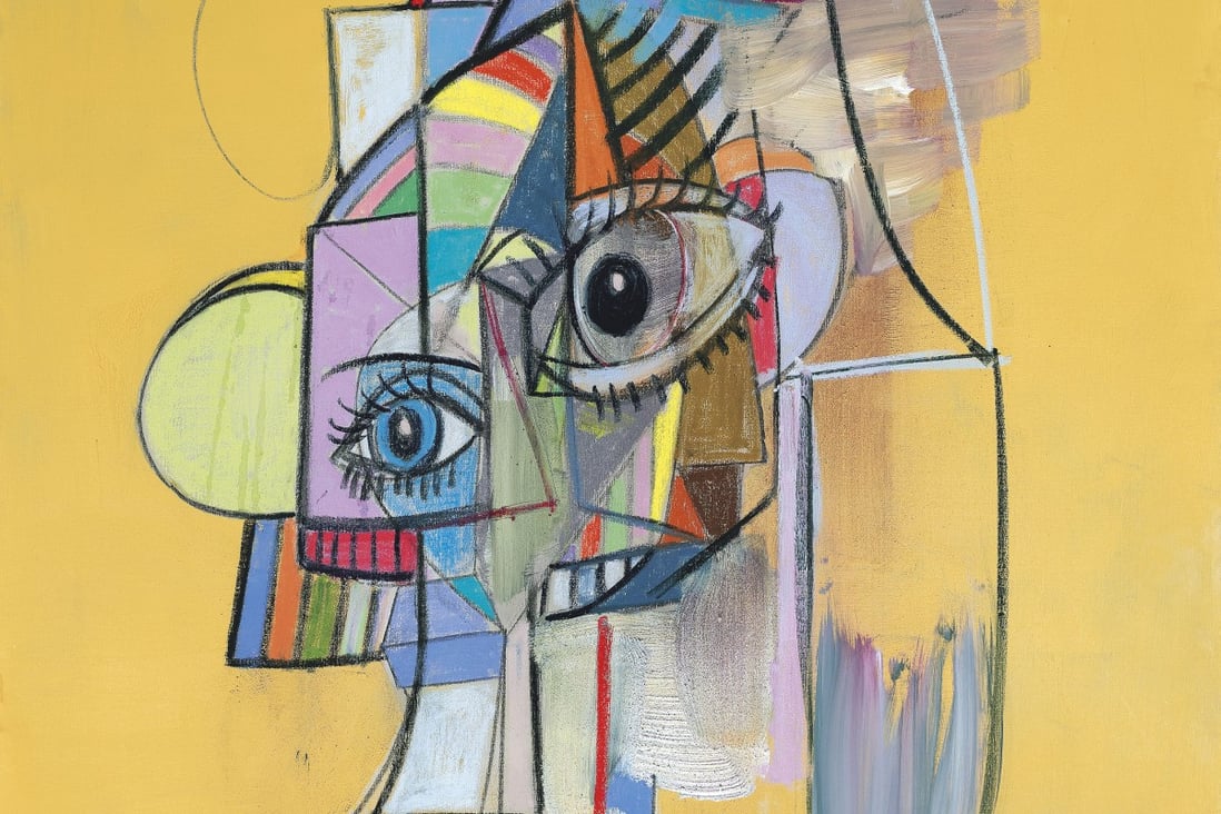 Multicolored Portrait (2014), by George Condo, one of a number of works by the American visual artist, together with those by Francis Bacon, Zeng Fanzhi, Adrian Ghenie and Yukimasa Ida, on show at Hong Kong’s Villepin art gallery. Photo: Villepin