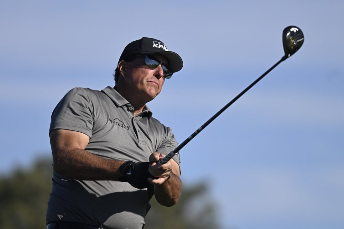 Phil Mickelson was the last big name to join the 48-man field for the LIV Golf Invitational that starts Friday. Photo: AP