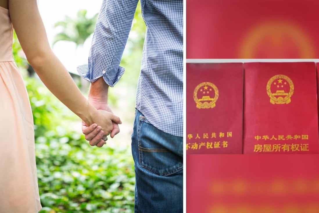 A Chinese divorcee pretends to be wealthy by forging property ownership certificates to keep boyfriend from leaving. Photo: Handout