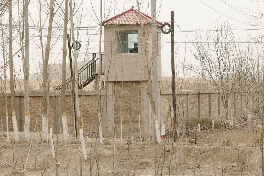 A detention facility in Yarkent County in northwestern China’s Xinjiang Uygur Autonomous Region. On Wednesday,  members lined up in the European Parliamnet to condemn the Chinese government’s actions in Xinjiang and call for the EU to renew its focus on human rights and recalibrate its economic ties with China. Photo: AP Photo
