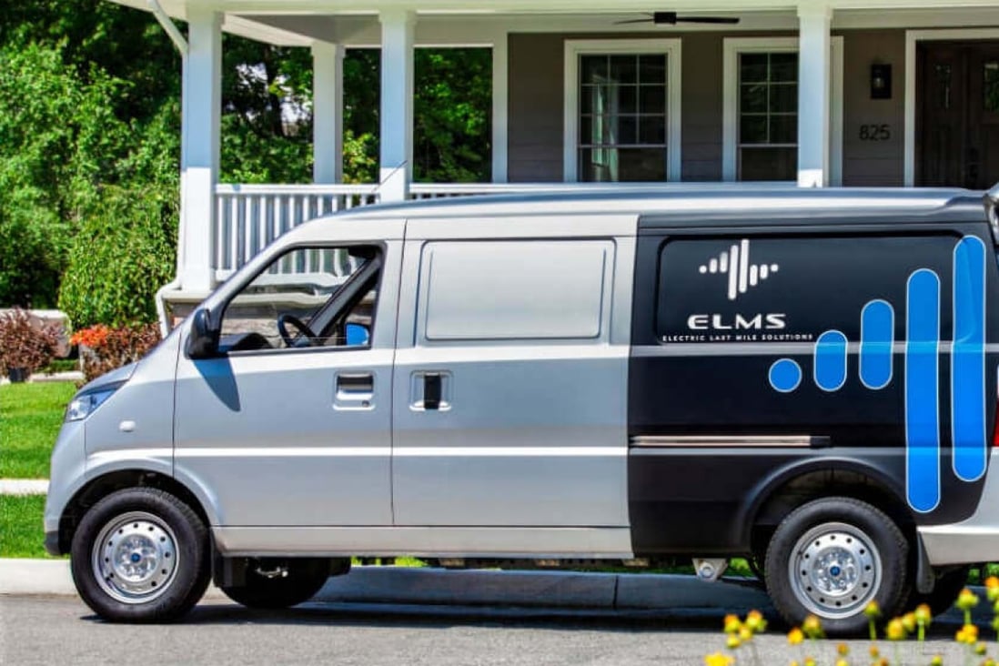 An electric van operated by Electric Last Mile Solutions Inc (ELMS). Photo: Handout