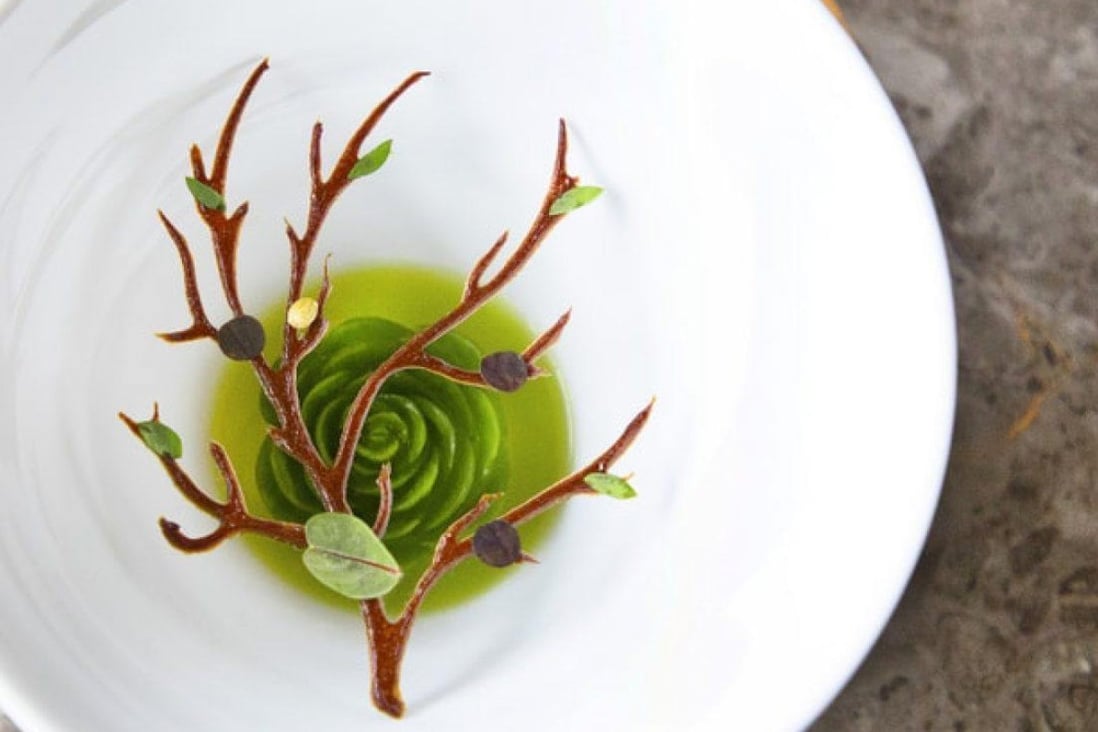 A dish from Geranium in Denmark, where “the presentation, service, everything is immaculate”, according to Dave Yu, executive chef at two-Michelin-star Bo Innovation in Hong Kong.