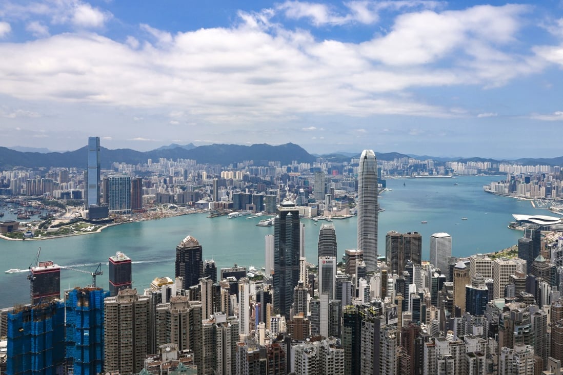 View of Hong Kong skyline from The Peak. Photo: K. Y. Cheng