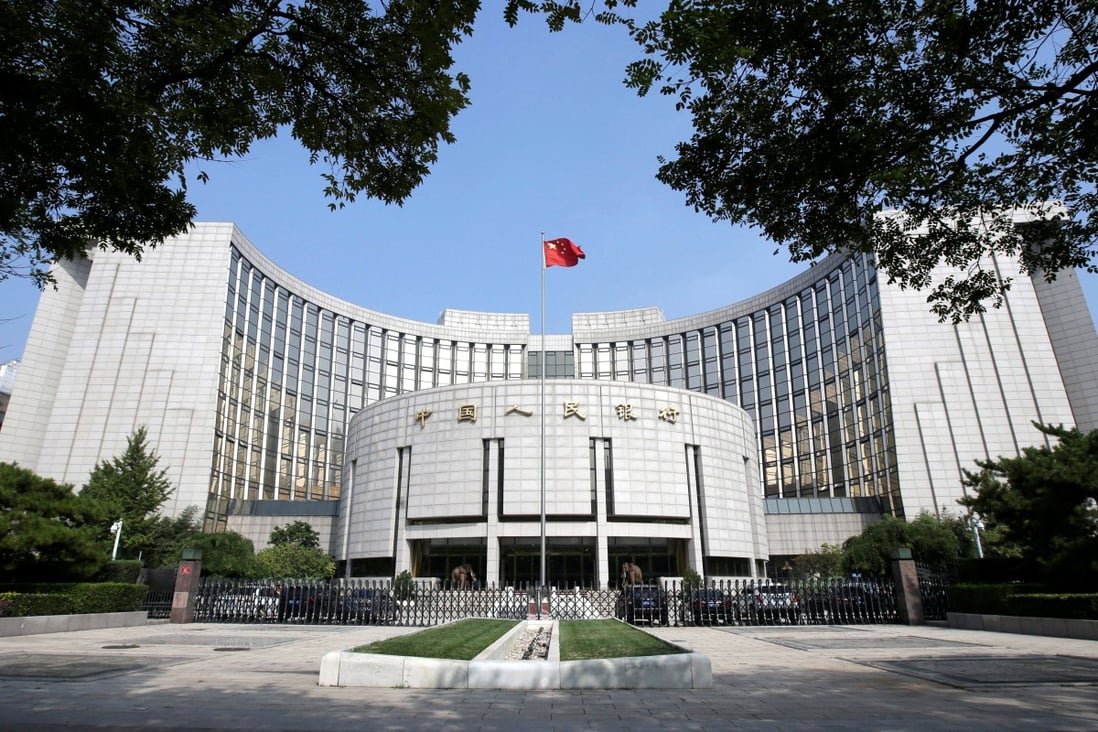 China’s central bank has kept the interest rate of one-year medium-term lending facility loans unchanged for the coming five months. Photo: Reuters