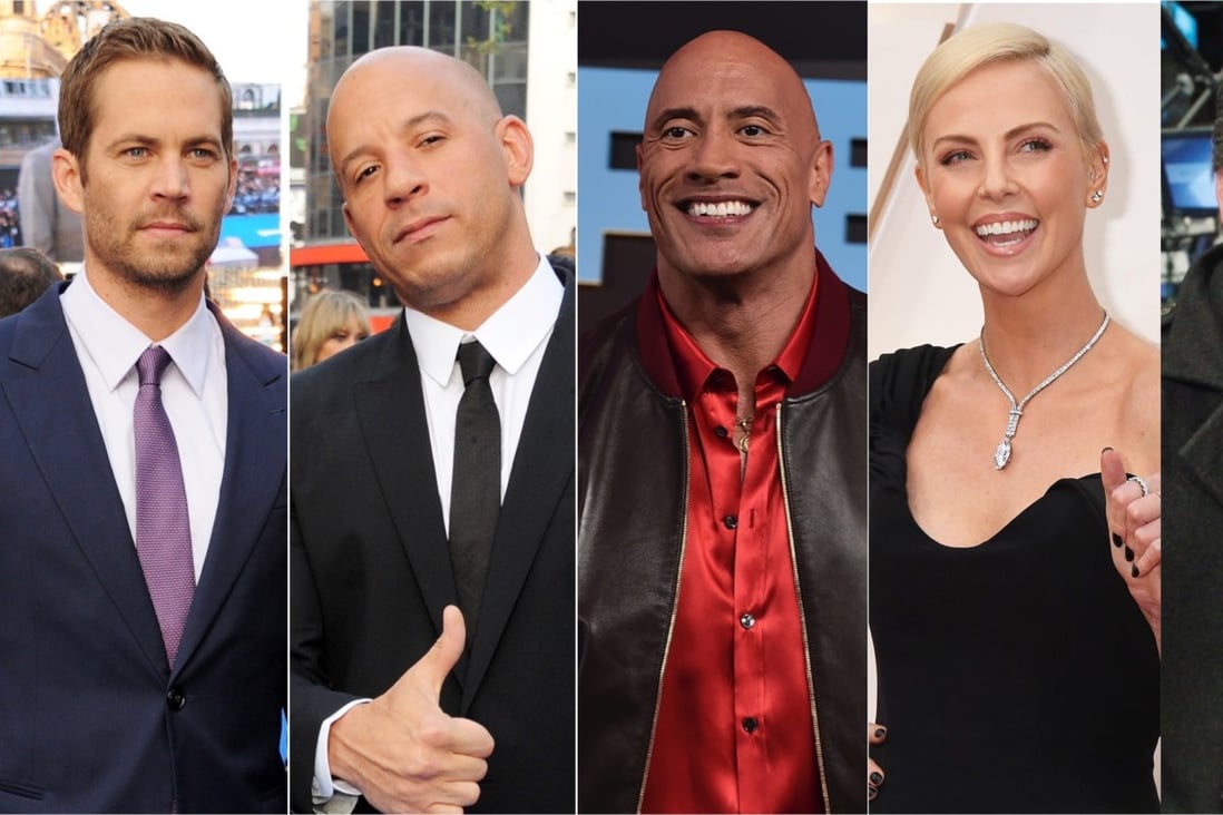 Among the late Paul Walker, Vin Diesel, Dwayne Johnson, Charlize Theron and Kurt Russell, who is the richest Fast & Furious star? Photos: Getty Images, @charlizeafrica/Instagram, Invision/AP, AP Photo