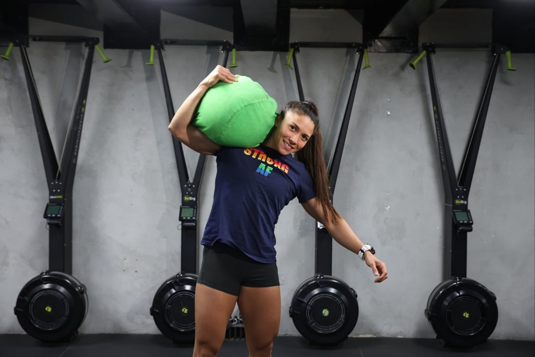 CrossFit athlete Victoria Campos at CrossFit Asphodel - she temporally relocated to the US to make the Games. Photos: Nora Tam