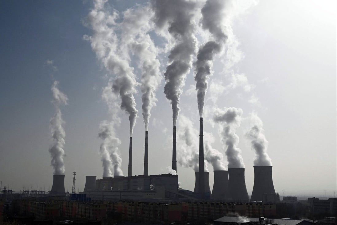 The coal-powered Datang International Zhangjiakou Power Station in Zhangjiakou in China’s northern Hebei province, pictured in November 15, 2021. Photo: AFP