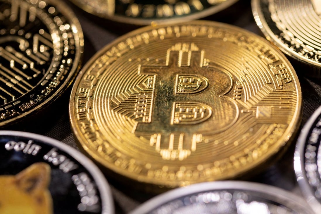 Representation of cryptocurrency bitcoin is seen in this illustration. Photo: Reuters