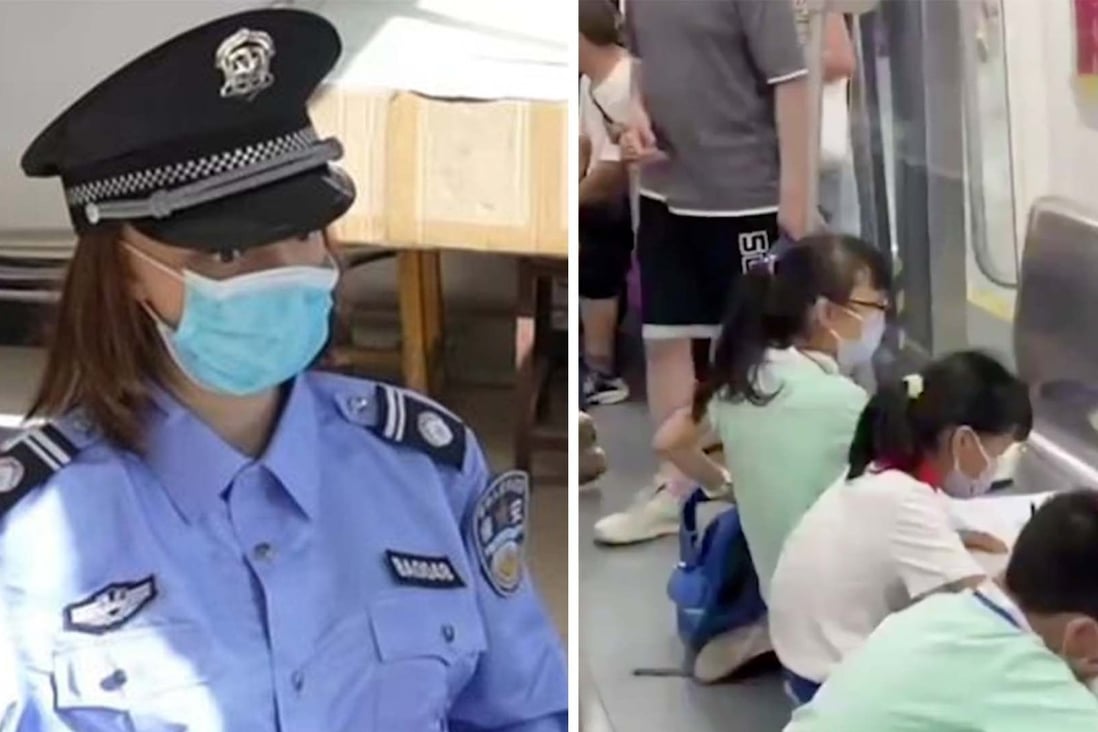 A factory placed a mannequin on fire safety on ‘duty’ and students turn train carriage into a mobile classroom. Photo: Handout