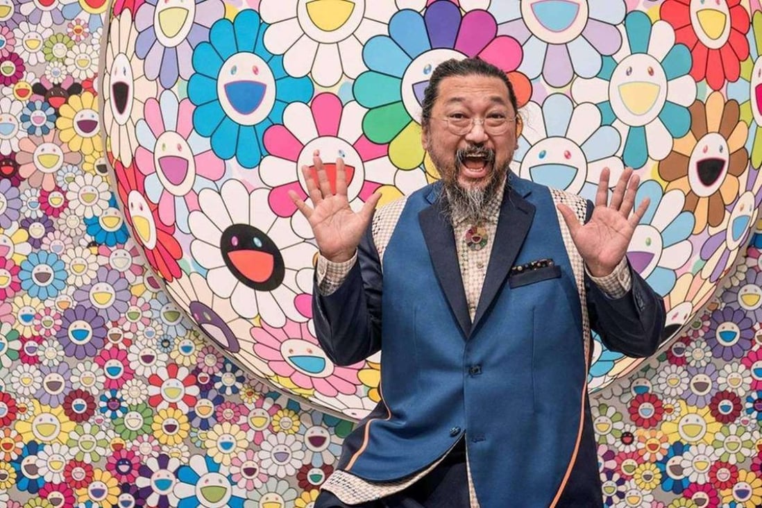 Takashi Murakami is known for his vibrant aesthetics in his art pieces. Photo: Luxurylaunches
