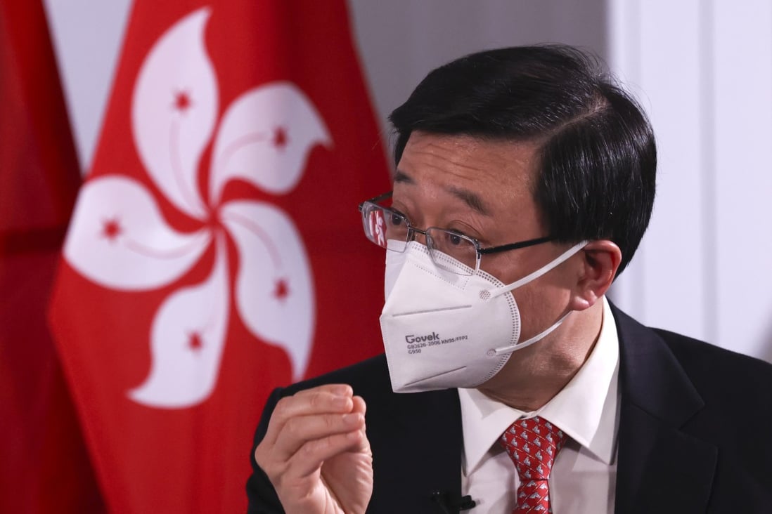 John Lee must deal with the escalating debate on whether Hong Kong remains free enough to keep its status as an international business hub. Photo: Nora Tam