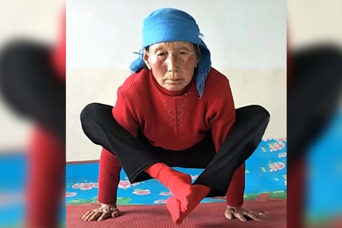 A village in China has set the internet abuzz because its elderly residents are yoga enthusiasts. Photo: SCMP composite